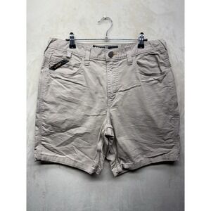 Ariat Rebar M4 Shorts Mens 32 Beige Relaxed DuraStretch Work Utility Carpenter